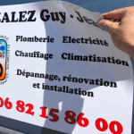 Plaque magnétique véhicule