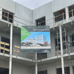 Photo d'une banderole publicitaire